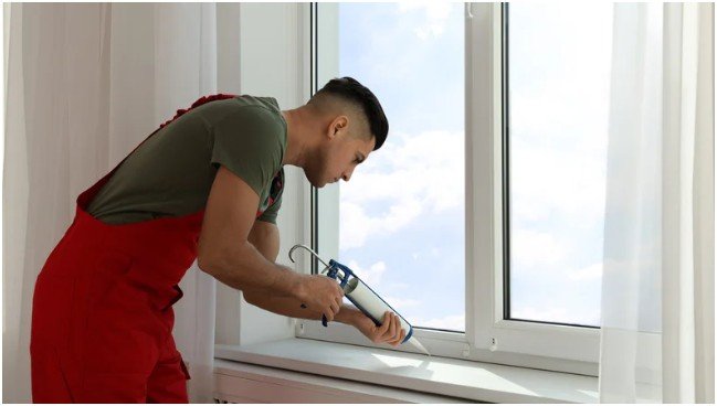 Recaulk Fixed Window Seams